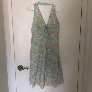 Halter floral summer dress